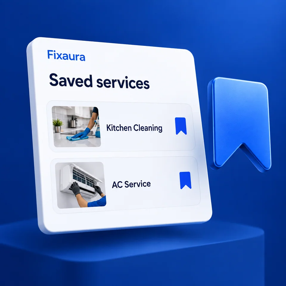 Saved kitchen-cleaning and AC services